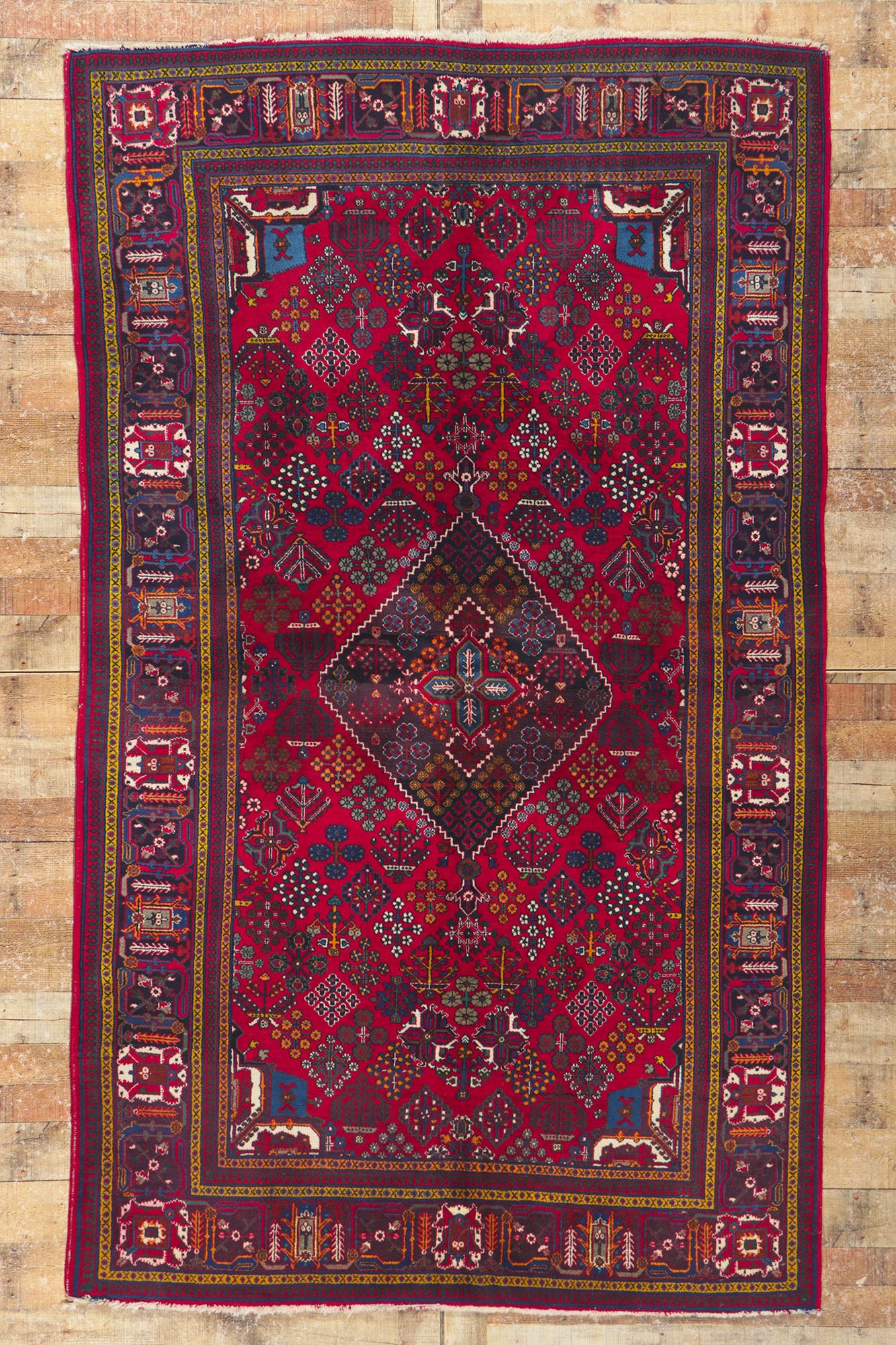 5 x 9 Antique Persian Joshegan Rug 78181