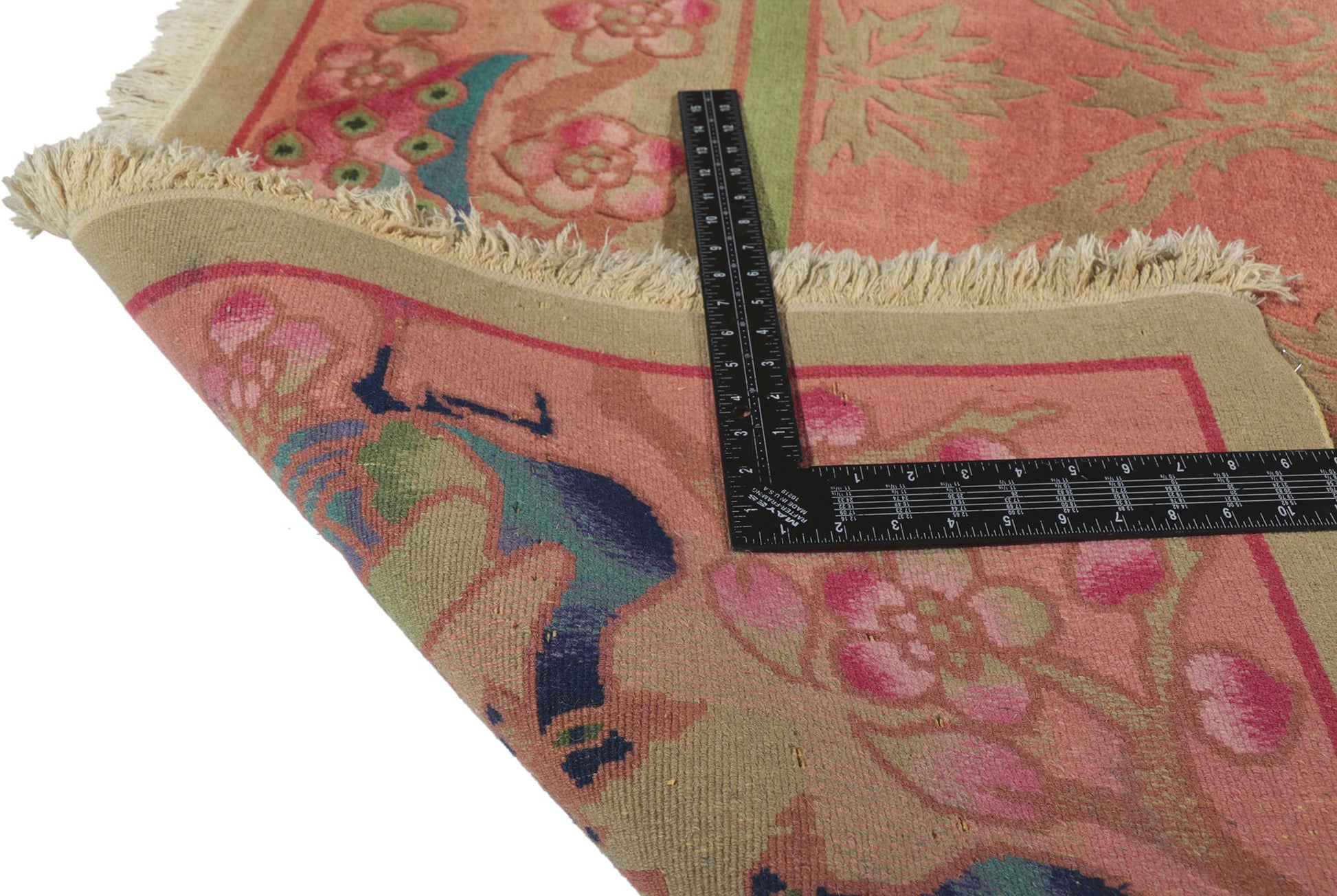 9 x 11 Antique Chinese Art Deco Rug 78183