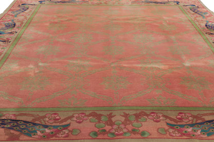 9 x 11 Antique Chinese Art Deco Rug 78183