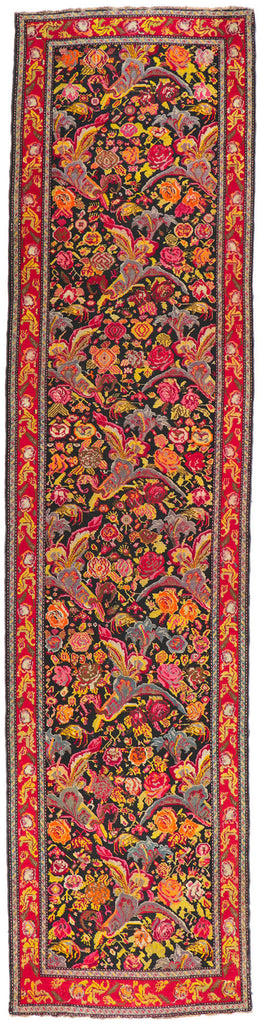 4 x 16 Antique Caucasian Karabagh Rug 78186