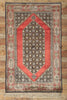 5 x 7 Vintage Persian Silk Qum Rug 78187