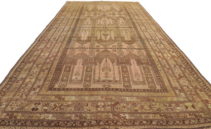 7 x 15 Antique Turkish Prayer Rug 78188