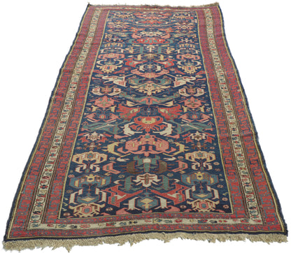 3 x 8 Antique Caucasian Soumak Rug 78189