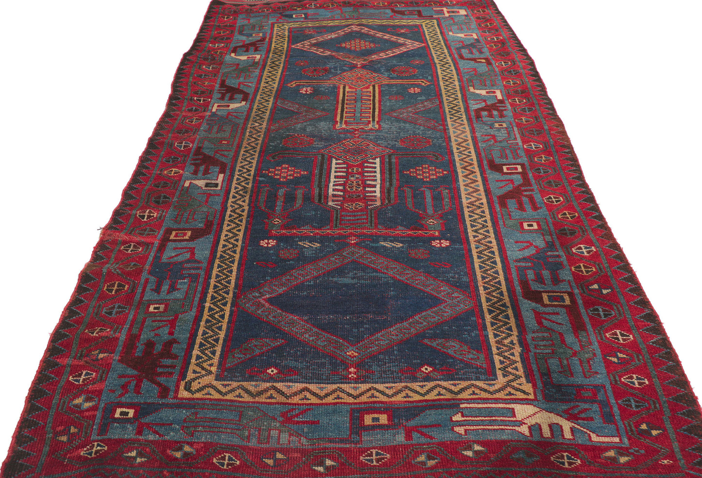 5 x 9 Antique Caucasian Kazak Rug 78193