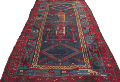 5 x 9 Antique Caucasian Kazak Rug 78193