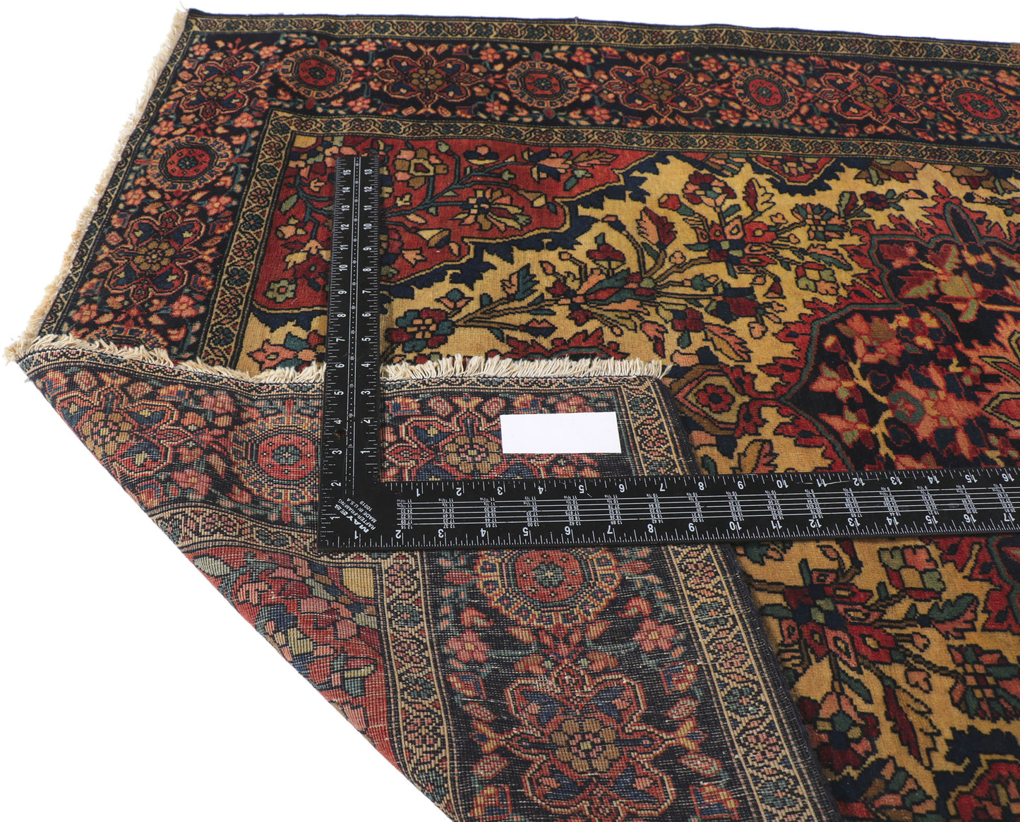 3 x 5 Antique Persian Sarouk Farahan Rug 78194