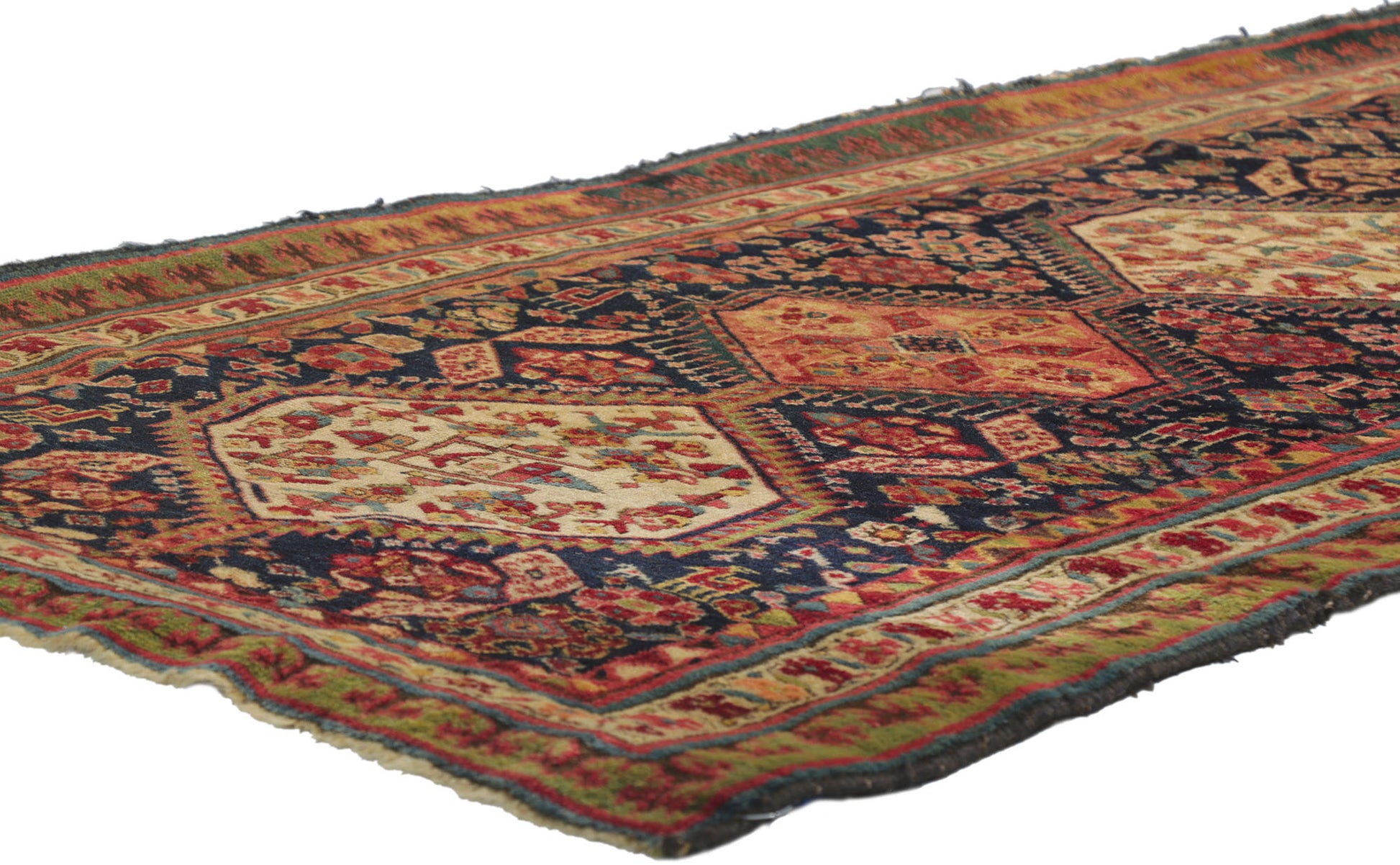 3 x 9 Antique Northwest Persian Rug 78195
