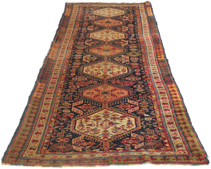 3 x 9 Antique Northwest Persian Rug 78195