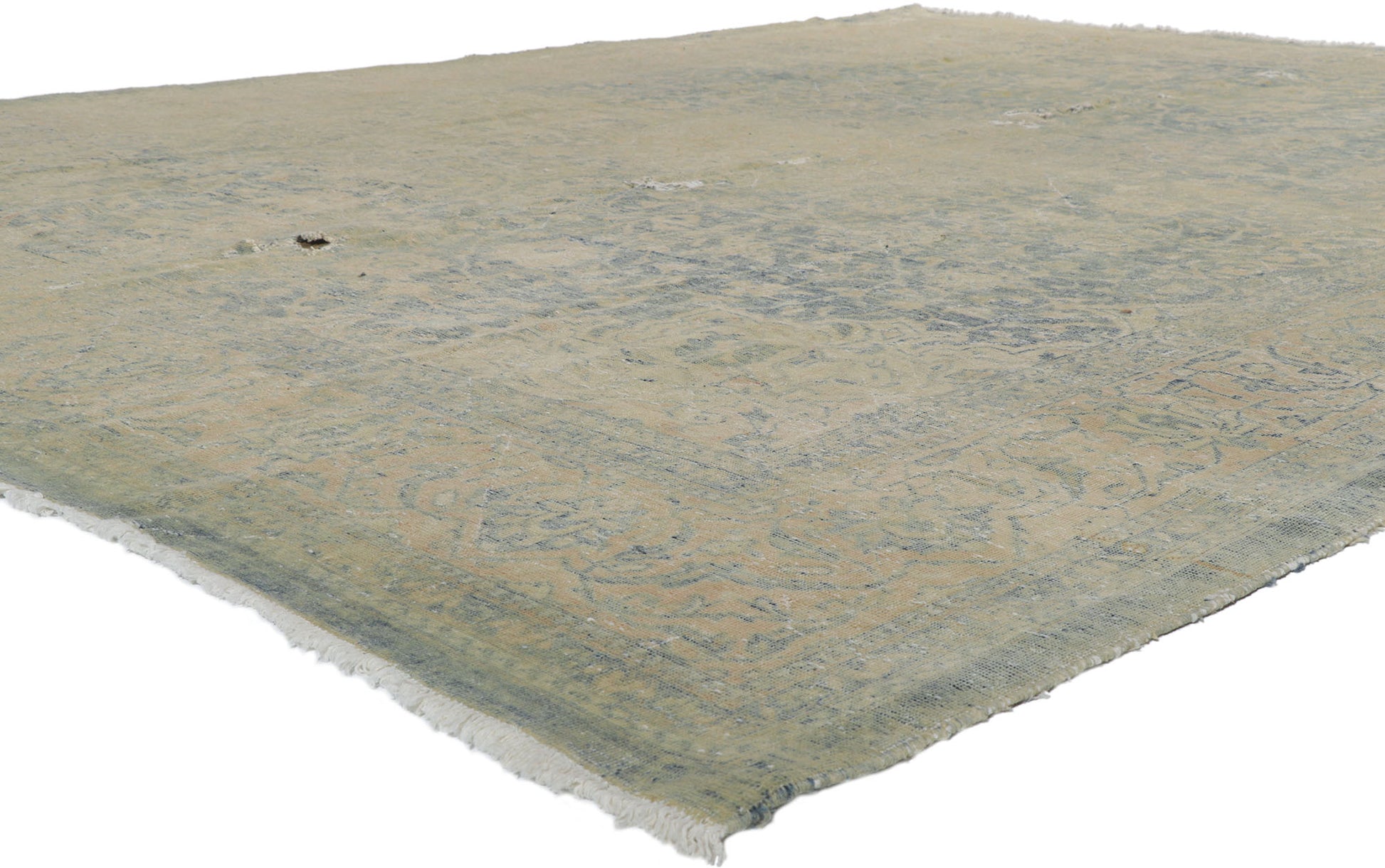 10 x 14 Antique Persian Tabriz Rug 78196