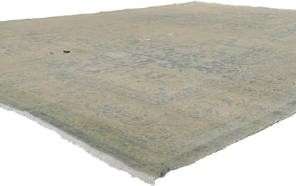10 x 14 Antique Persian Tabriz Rug 78196