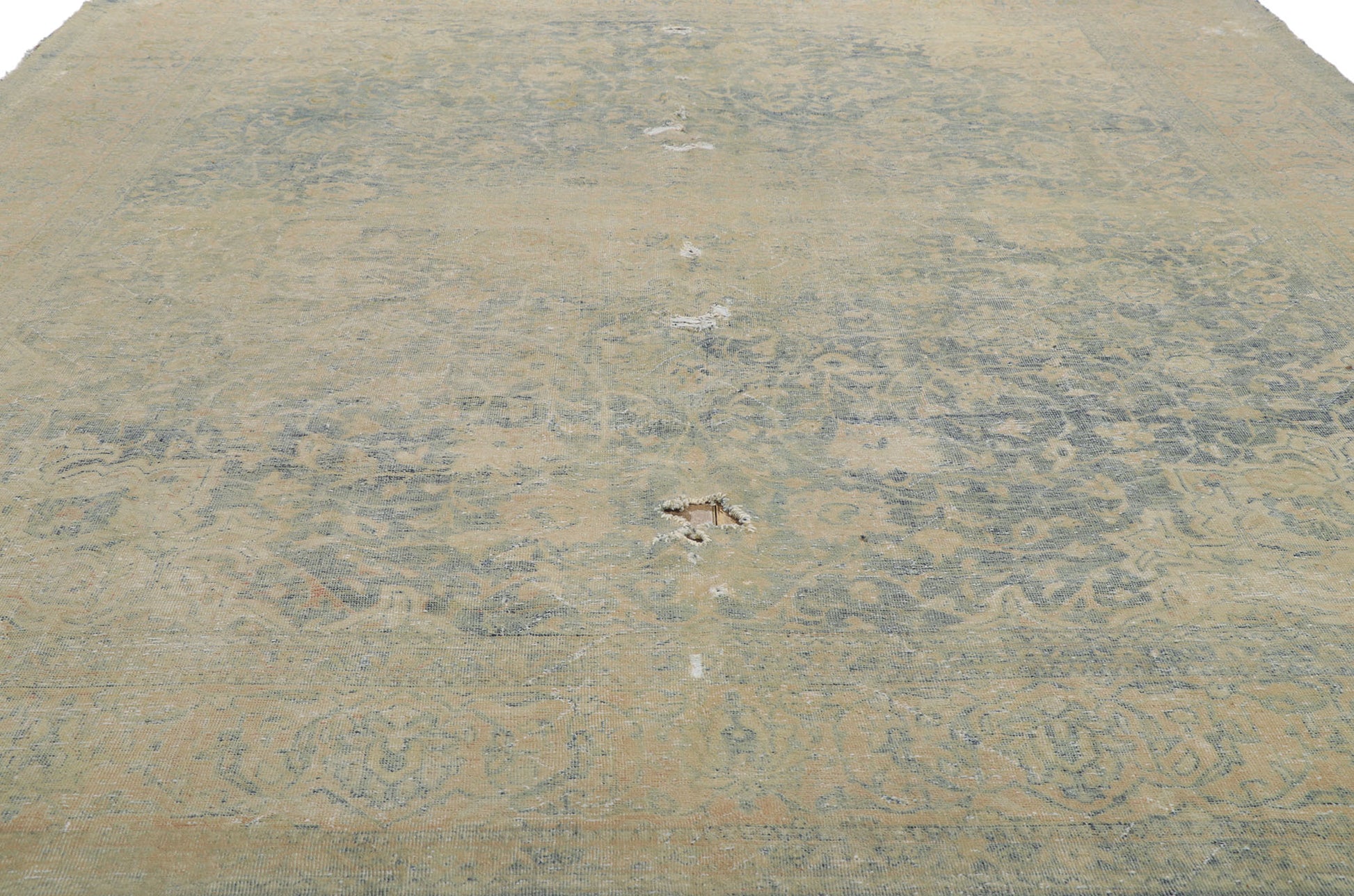 10 x 14 Antique Persian Tabriz Rug 78196