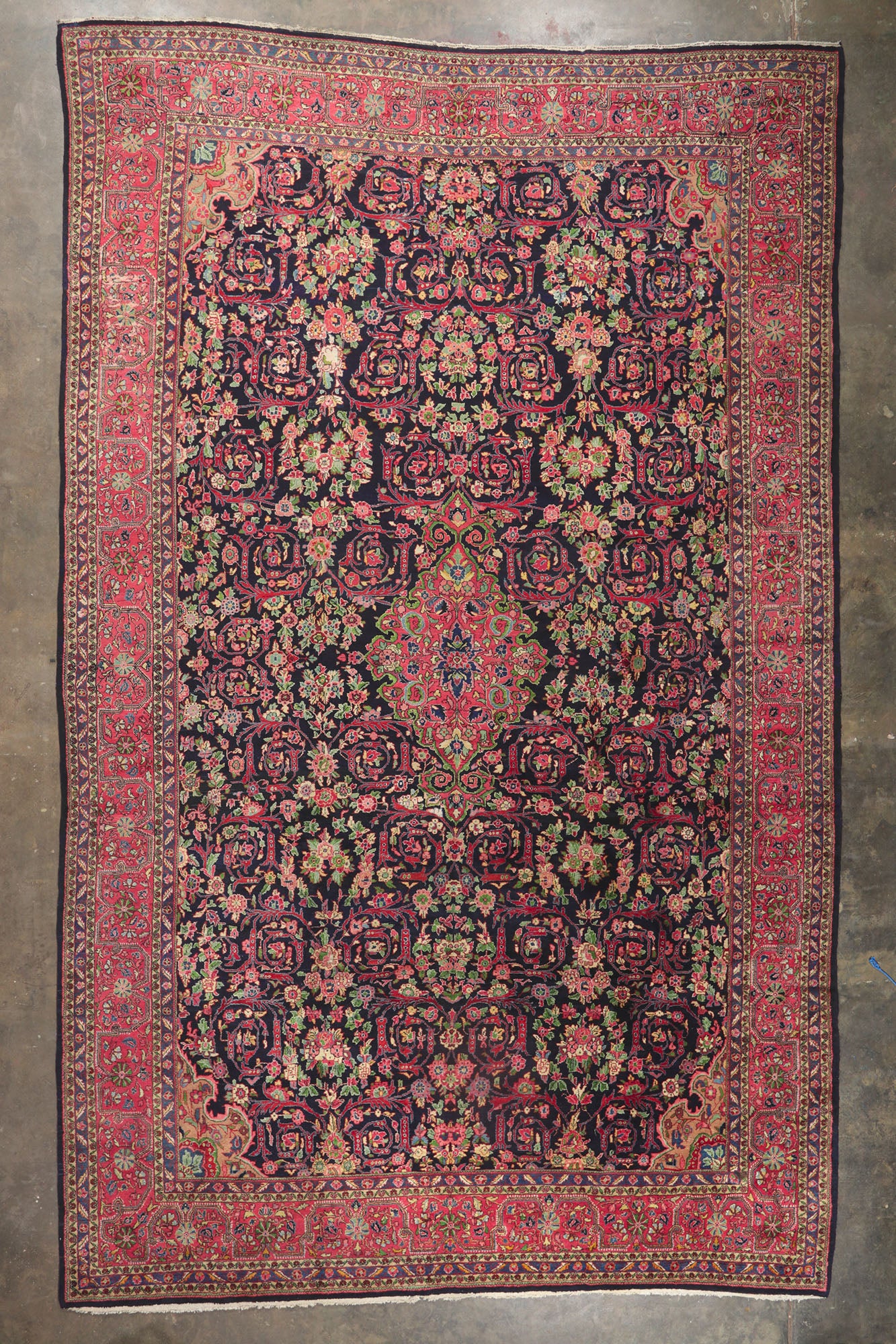 13 x 20 Antique Persian Malayer Rug 78201