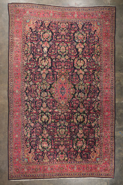 13 x 20 Antique Persian Malayer Rug 78201