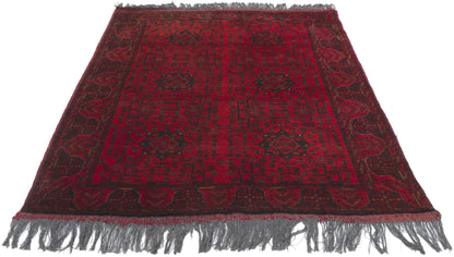 4 x 7 Vintage Persian Turkoman Rug 78205