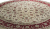 8 x 8 Vintage Pakistani Tabriz Round Rug 78206