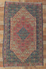4 x 6 Vintage Persian Bijar Kilim Rug 78212