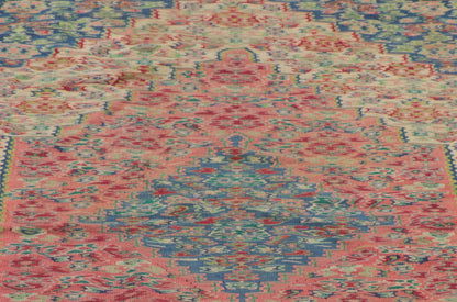 4 x 6 Vintage Persian Bijar Kilim Rug 78212