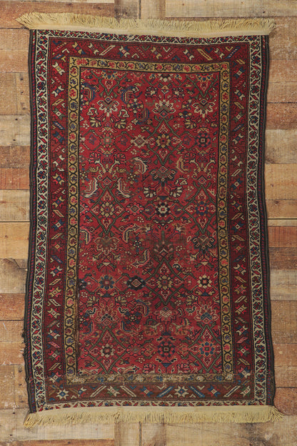 3 x 5 Antique Persian Hamadan Rug 78214