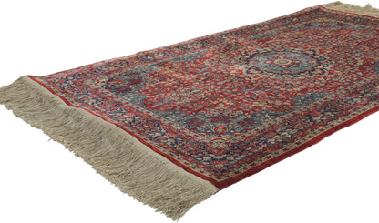 3 x 5 Vintage Chinese Qum Silk Rug 78219