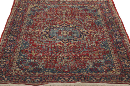 3 x 5 Vintage Chinese Qum Silk Rug 78219