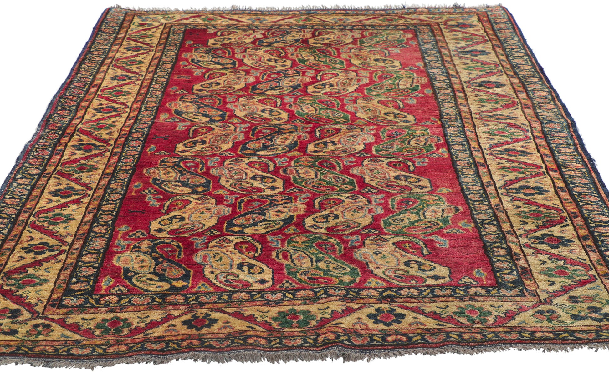 4 x 6 Vintage Afghani Rug 78228