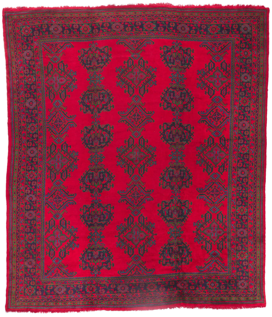 12 x 14 Antique Turkish Oushak Rug 78232