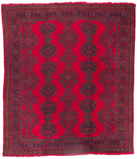 12 x 14 Antique Turkish Oushak Rug 78232