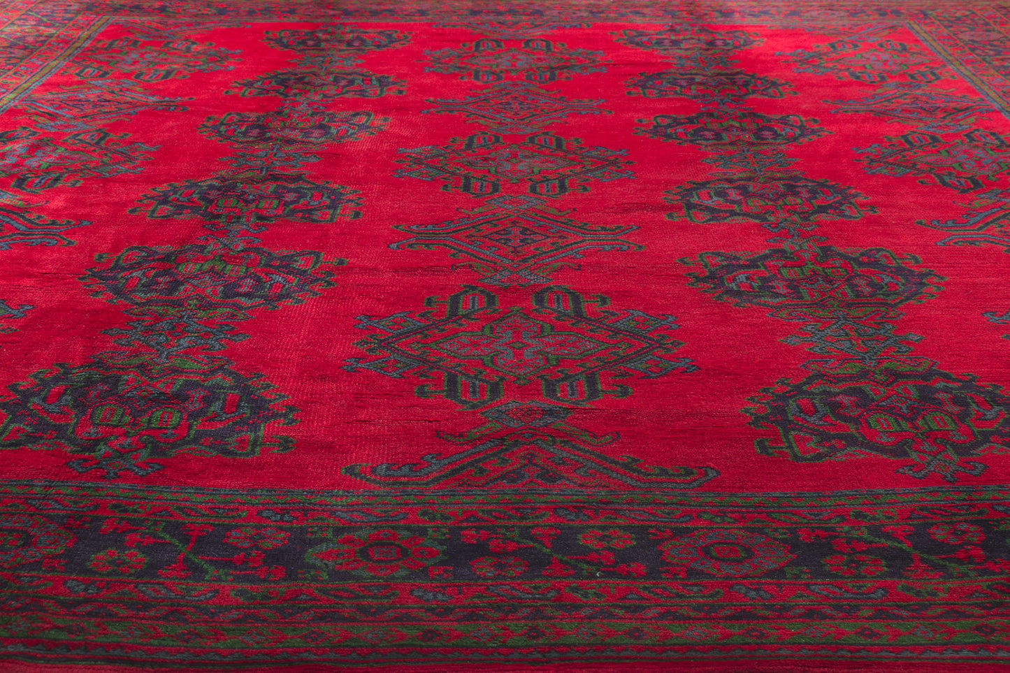 12 x 14 Antique Turkish Oushak Rug 78232