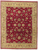 8 x 10 Vintage Red Indian Rug 78241