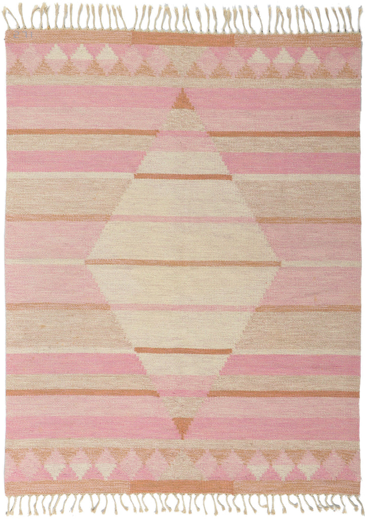 5 x 7 Vintage Finnish Flatweave Rug 78250