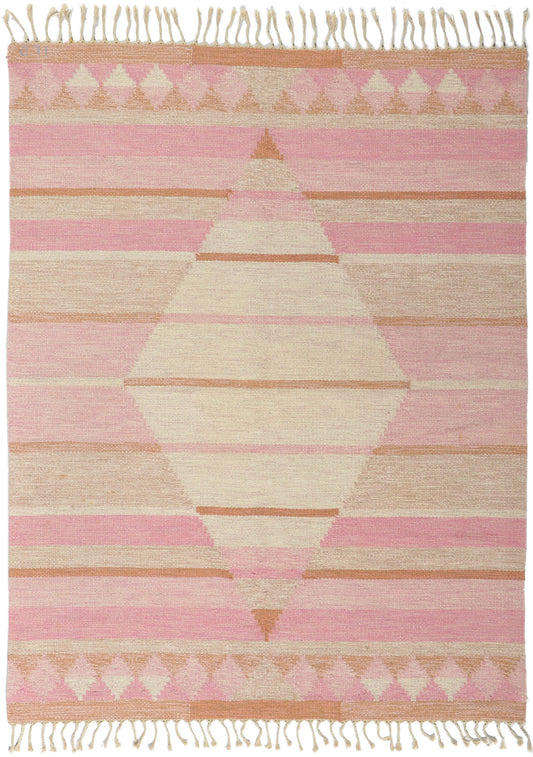 5 x 7 Vintage Finnish Flatweave Rug 78250