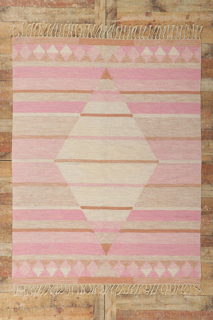 5 x 7 Vintage Finnish Flatweave Rug 78250