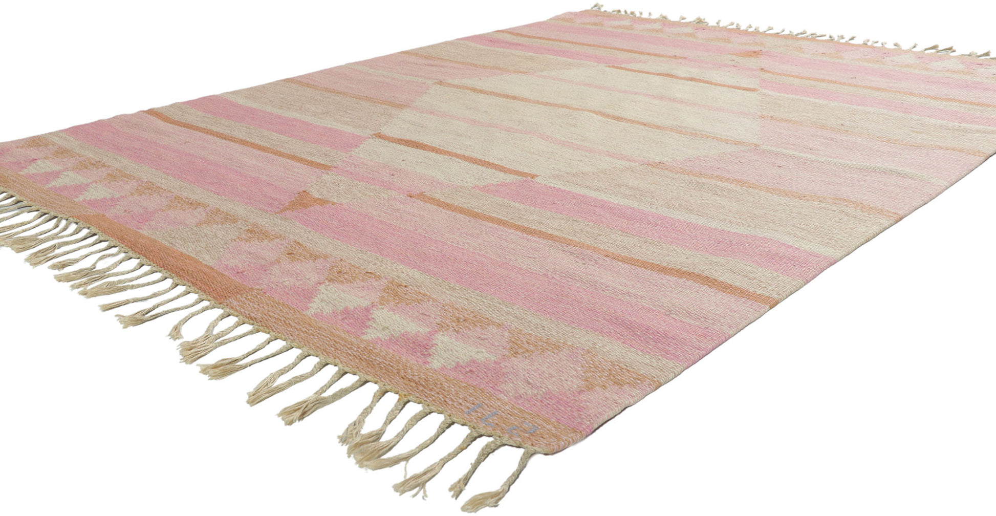 5 x 7 Vintage Finnish Flatweave Rug 78250
