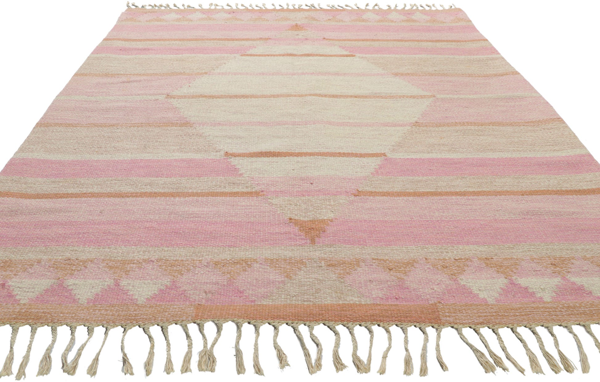 5 x 7 Vintage Finnish Flatweave Rug 78250