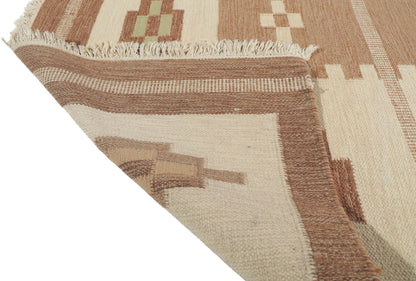 7 x 9 Erik Lundberg Vintage Swedish Rollakan Rug 78253