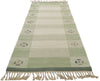 3 x 9 Vintage Swedish Kilim Rollakan Runner 78261