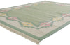 6 x 8 Vintage Light Green Swedish Rollakan Rug 78263