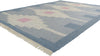 6 x 9 Vintage Blue Swedish Rollakan Rug 78264