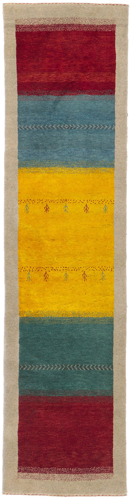 3 x 10 Vintage Persian Gabbeh Runner 78283