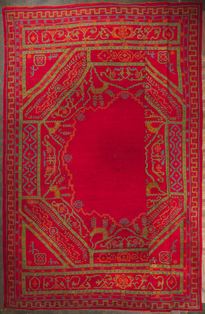 20 x 26 Antique Turkish Oushak Rug 78305
