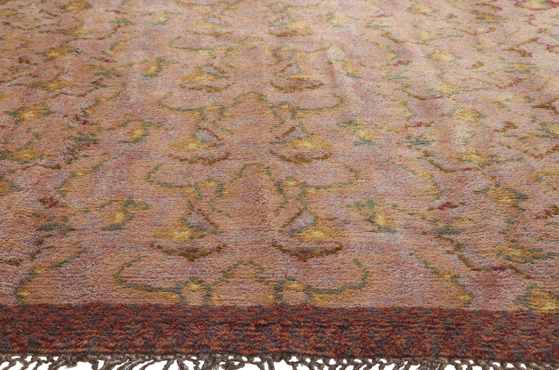 9 x 11 Vintage Swedish Pile Rug 78512