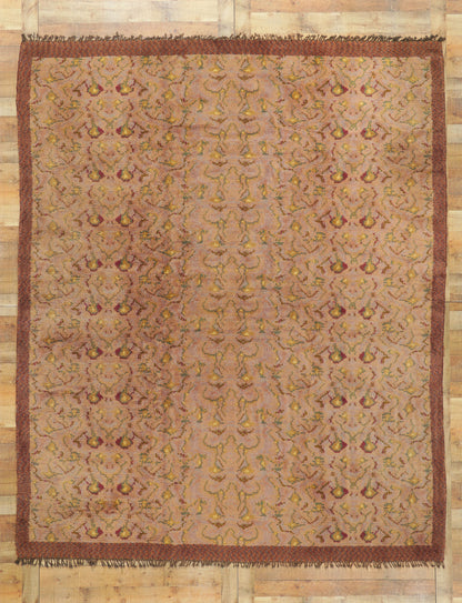 9 x 11 Vintage Swedish Pile Rug 78512