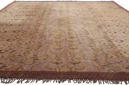 9 x 11 Vintage Swedish Pile Rug 78512