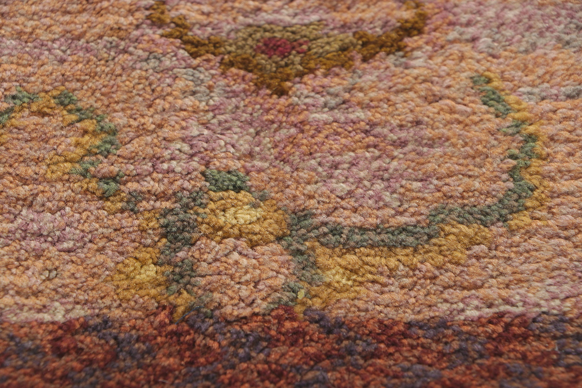 9 x 11 Vintage Swedish Pile Rug 78512