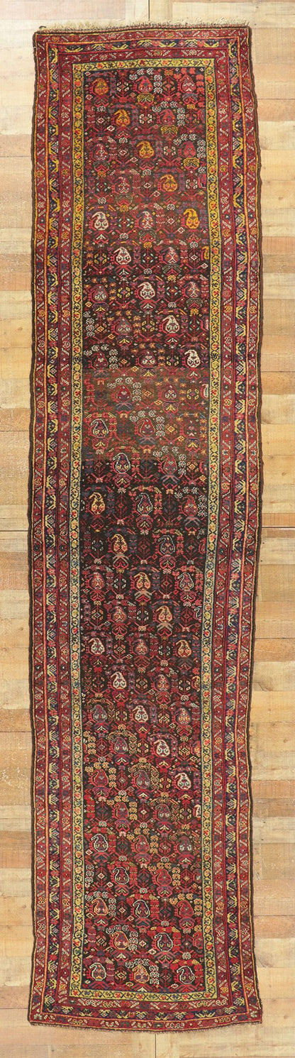 3 x 15 Antique Persian Malayer Runner 78521