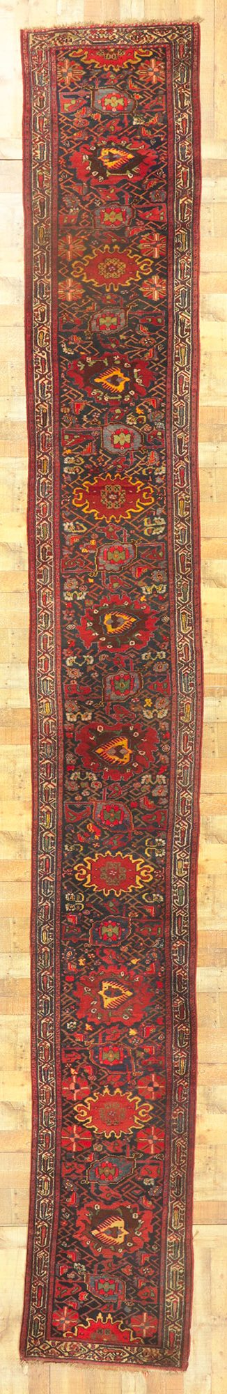 3 x 20 Antique Persian Bibikabad Runner 78523