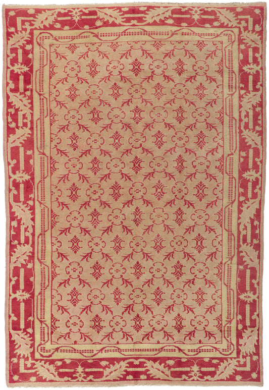 7 x 10 Antique Turkish Oushak Rug 50342