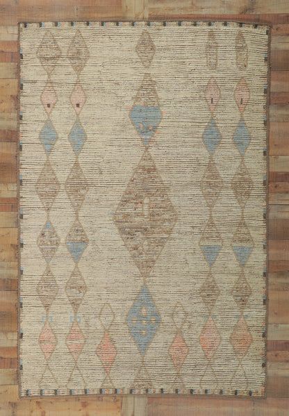 7 x 10 Earth-Tone Moroccan Rug 80788