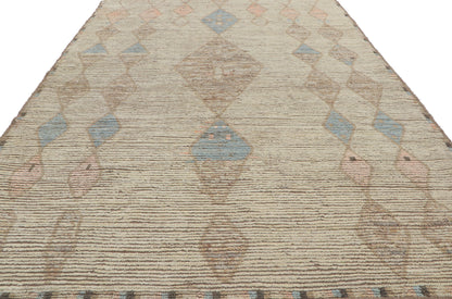 7 x 10 Earth-Tone Moroccan Rug 80788