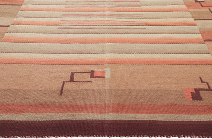 ​7 x 10 Laila Karttunen Vintage Finnish Flatweave Rug 78466